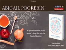 Tablet Screenshot of abigailpogrebin.com